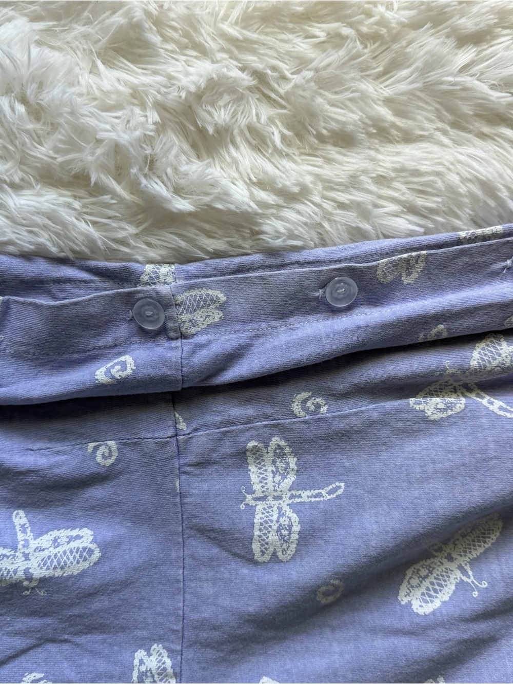Fresh Produce Periwinkle Dragonfly Maxi Dress Small Vintage Cottagecore - Picture 6 of 8